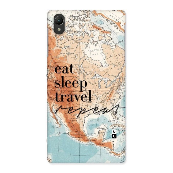 Travel Repeat Back Case for Sony Xperia Z1