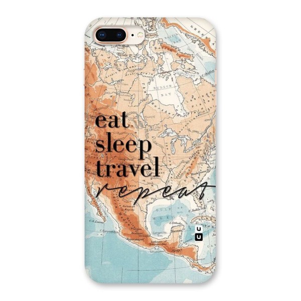 Travel Repeat Back Case for iPhone 8 Plus