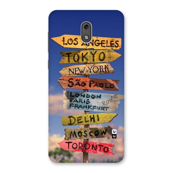 Travel Signs Back Case for Nokia 2