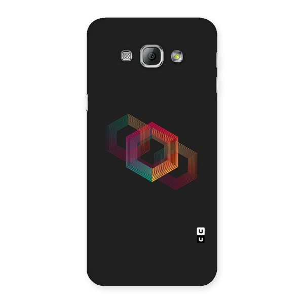 Tri-hexa Colours Back Case for Galaxy A8