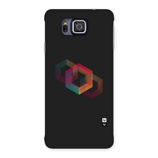 Tri-hexa Colours Back Case for Galaxy Alpha