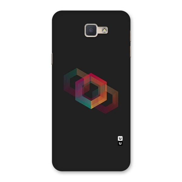 Tri-hexa Colours Back Case for Galaxy J5 Prime