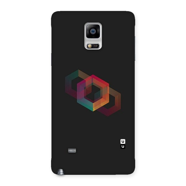 Tri-hexa Colours Back Case for Galaxy Note 4