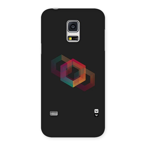 Tri-hexa Colours Back Case for Galaxy S5 Mini