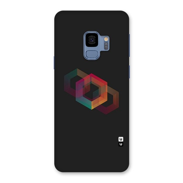 Tri-hexa Colours Back Case for Galaxy S9