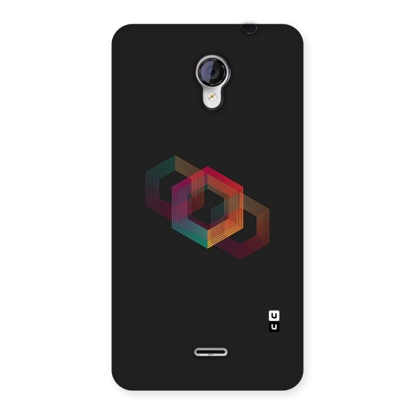 Tri-hexa Colours Back Case for Micromax Unite 2 A106