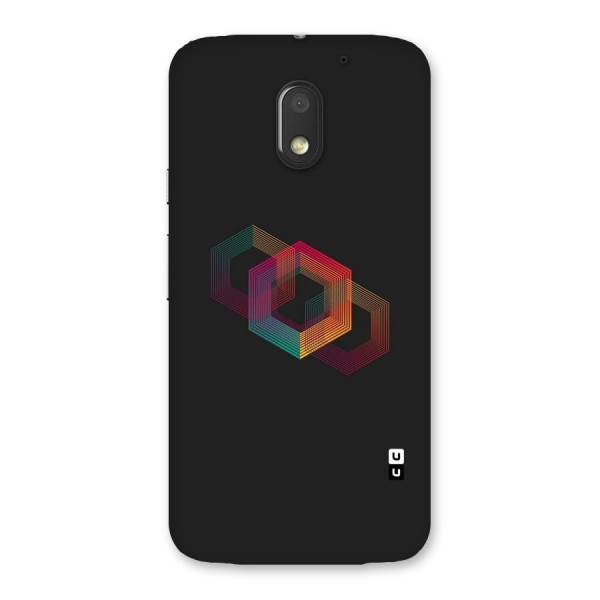 Tri-hexa Colours Back Case for Moto E3 Power