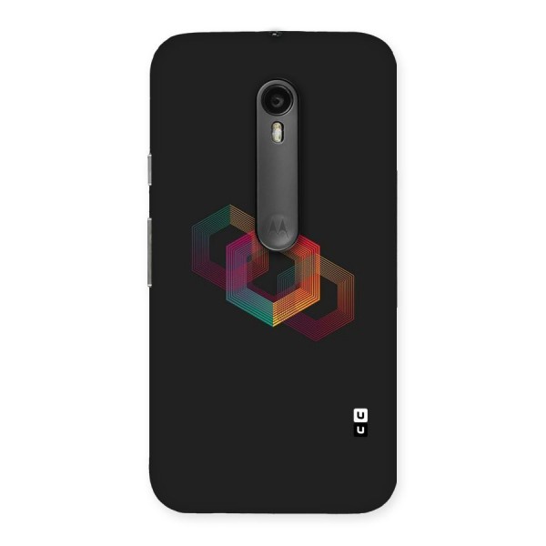 Tri-hexa Colours Back Case for Moto G3