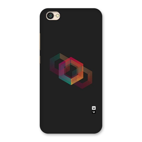 Tri-hexa Colours Back Case for Redmi Y1 Lite