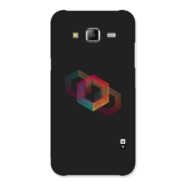 Tri-hexa Colours Back Case for Samsung Galaxy J5