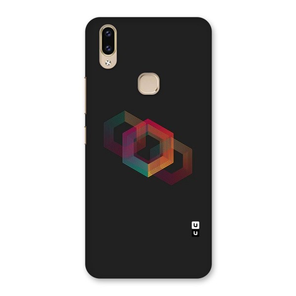 Tri-hexa Colours Back Case for Vivo V9