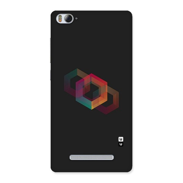 Tri-hexa Colours Back Case for Xiaomi Mi4i