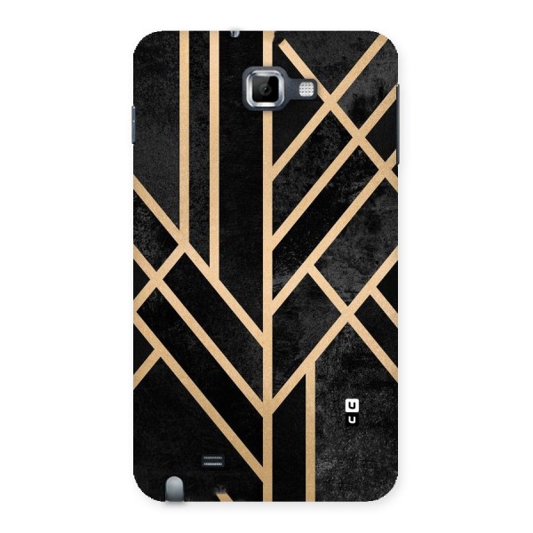 Tri Lines Gold Back Case for Galaxy Note