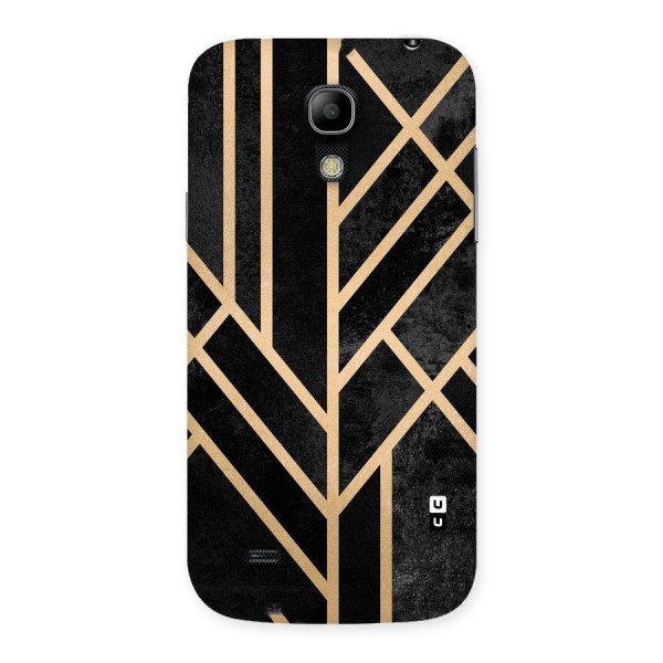 Tri Lines Gold Back Case for Galaxy S4 Mini