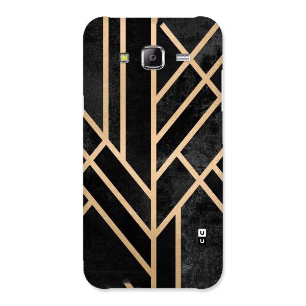 Tri Lines Gold Back Case for Samsung Galaxy J5