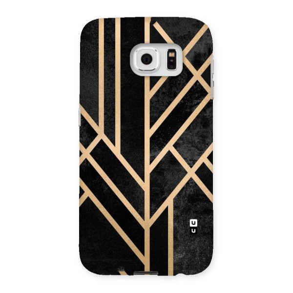 Tri Lines Gold Back Case for Samsung Galaxy S6