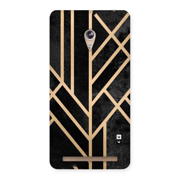 Tri Lines Gold Back Case for Zenfone 6