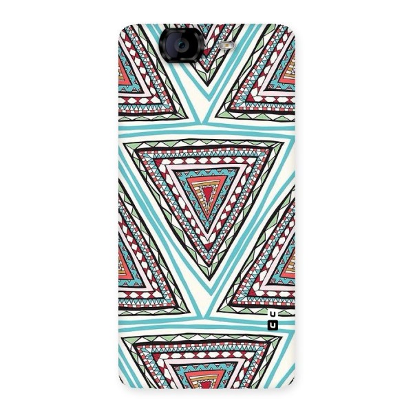 Triangle Abstract Mode Back Case for Canvas Knight A350