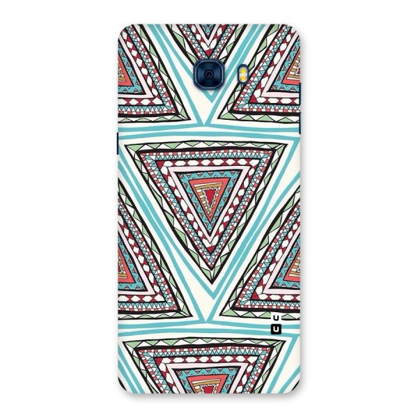 Triangle Abstract Mode Back Case for Galaxy C7 Pro