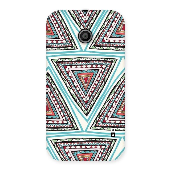 Triangle Abstract Mode Back Case for Moto E