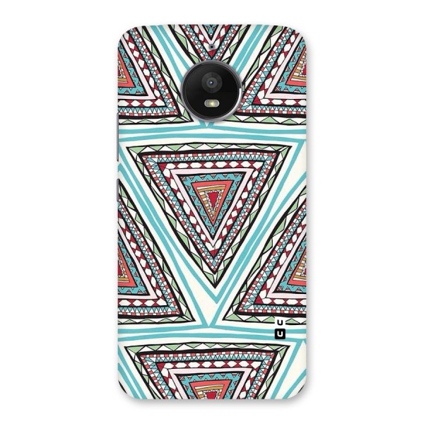 Triangle Abstract Mode Back Case for Moto E4 Plus