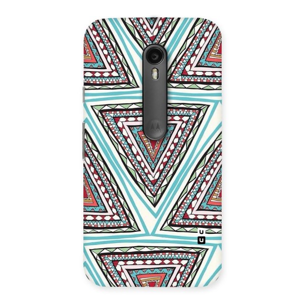 Triangle Abstract Mode Back Case for Moto G3