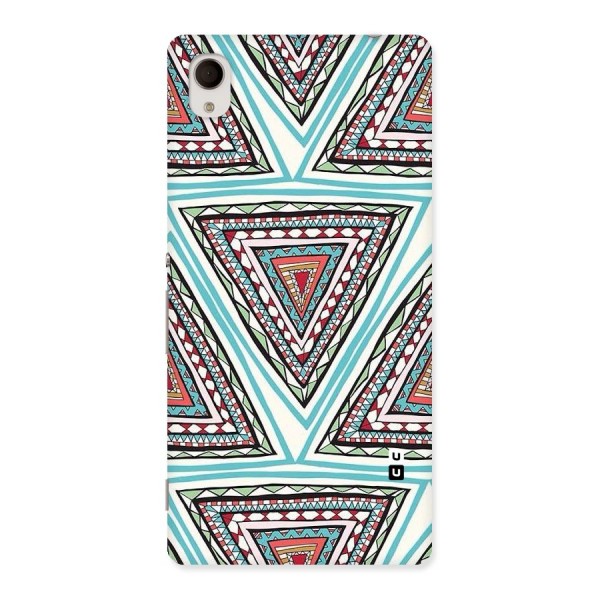 Triangle Abstract Mode Back Case for Sony Xperia M4