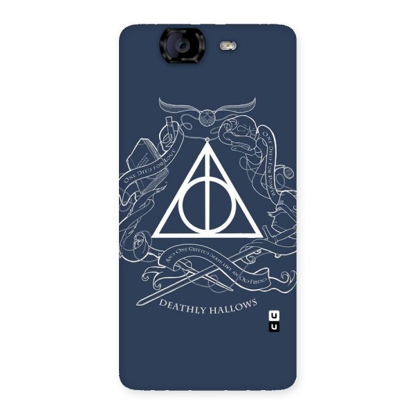 Triangle Blue Back Case for Canvas Knight A350