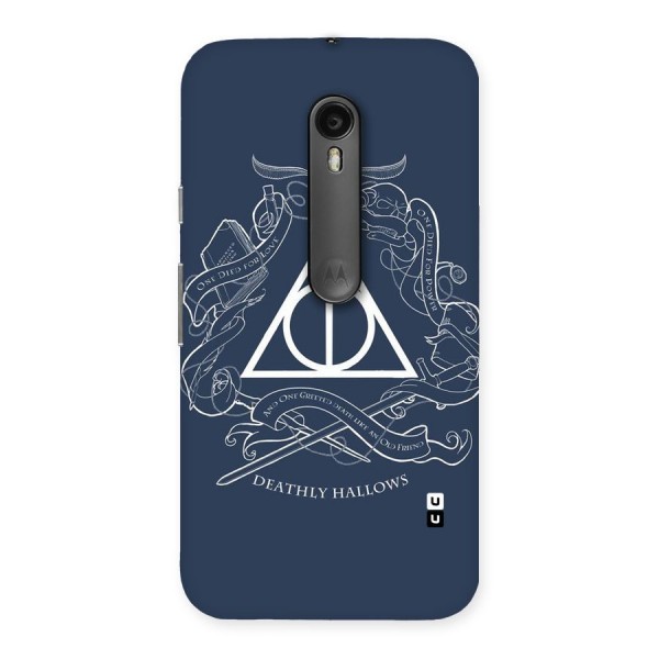 Triangle Blue Back Case for Moto G3