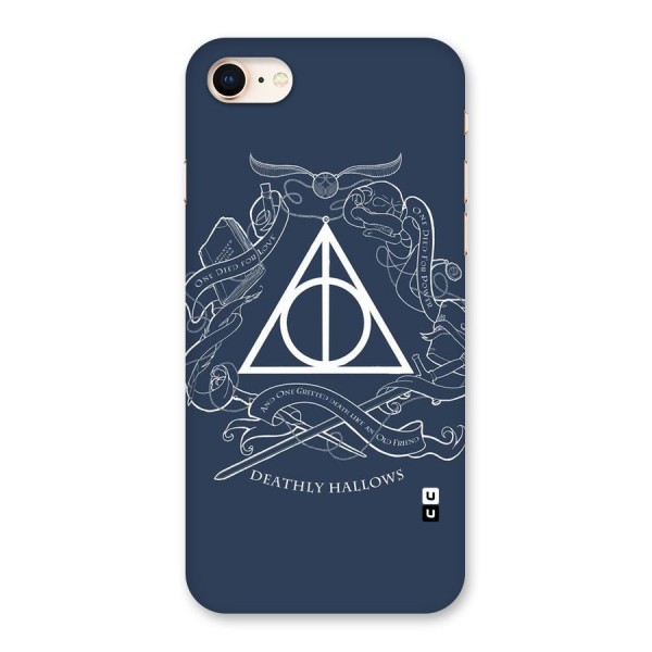 Triangle Blue Back Case for iPhone 8