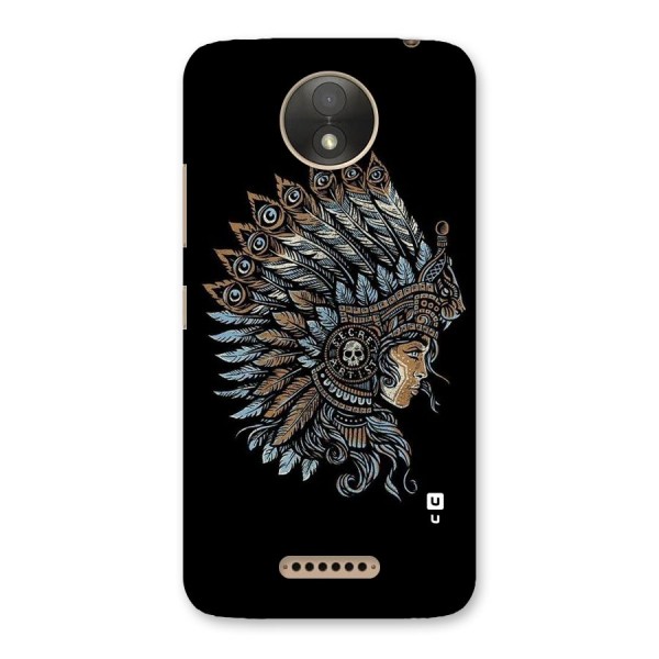 Tribal Design Back Case for Moto C Plus