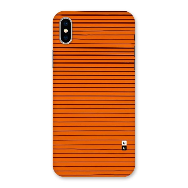 Trippy Stripes Back Case for iPhone X