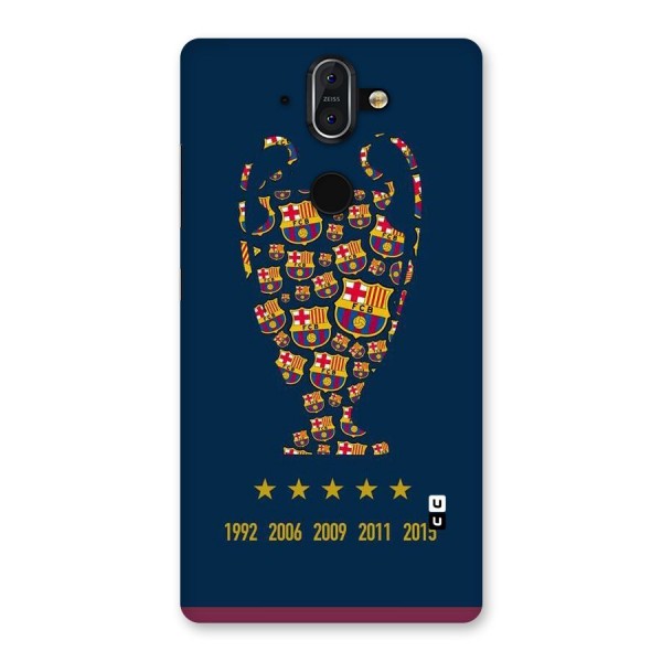 Trophy Team Back Case for Nokia 8 Sirocco