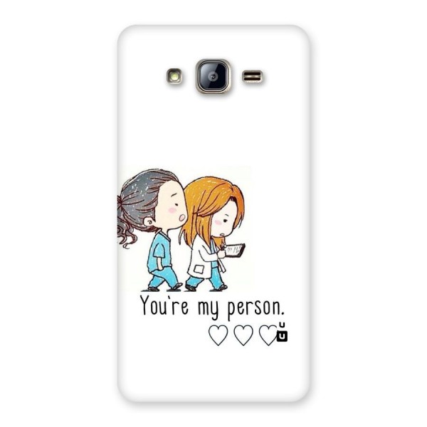 Two Friends In Coat Back Case for Galaxy On5