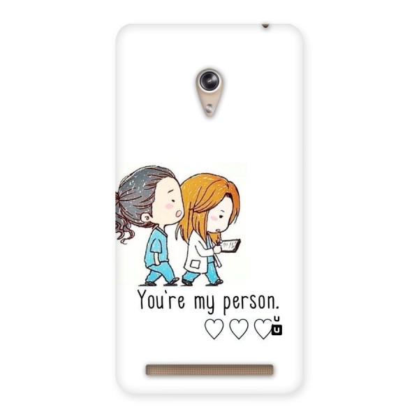 Two Friends In Coat Back Case for Zenfone 6