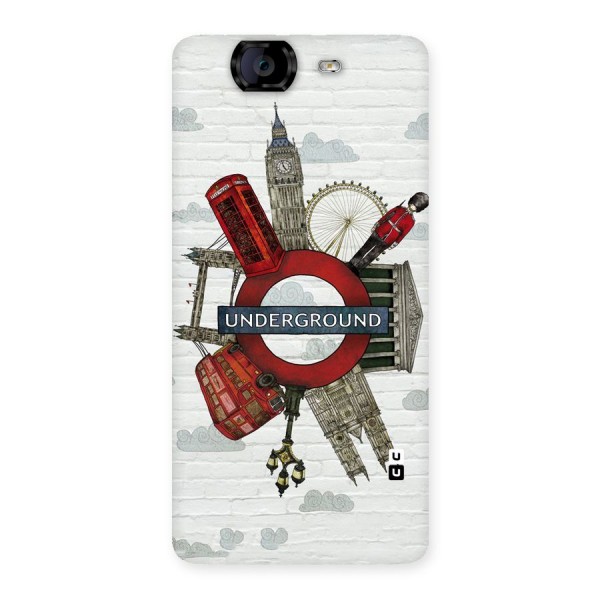 Underground Design Back Case for Canvas Knight A350