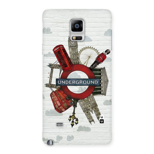 Underground Design Back Case for Galaxy Note 4