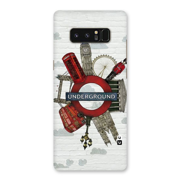 Underground Design Back Case for Galaxy Note 8