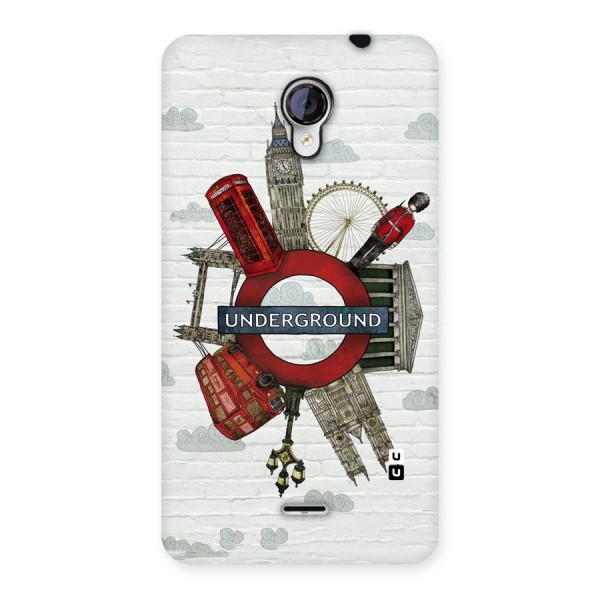 Underground Design Back Case for Micromax Unite 2 A106