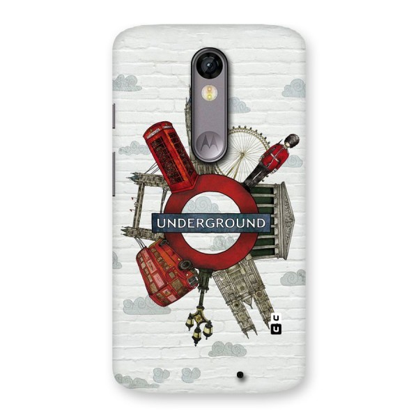 Underground Design Back Case for Moto X Force