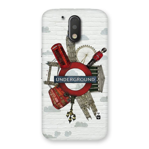 Underground Design Back Case for Motorola Moto G4