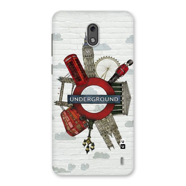 Underground Design Back Case for Nokia 2