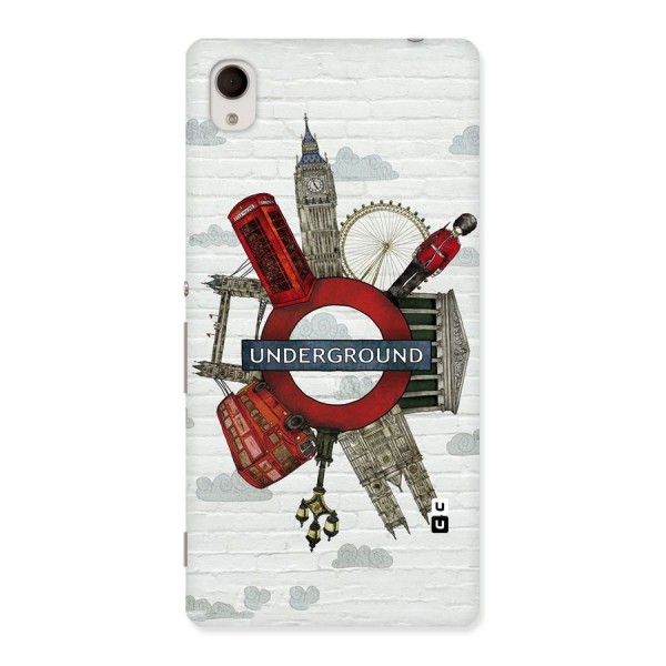 Underground Design Back Case for Sony Xperia M4