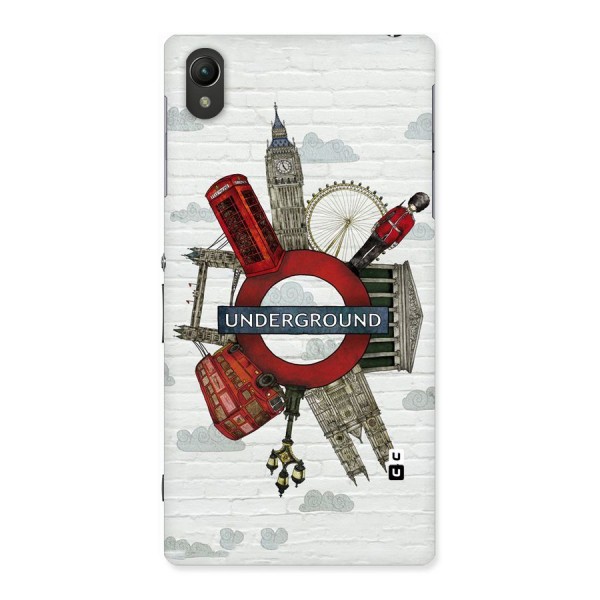 Underground Design Back Case for Sony Xperia Z1