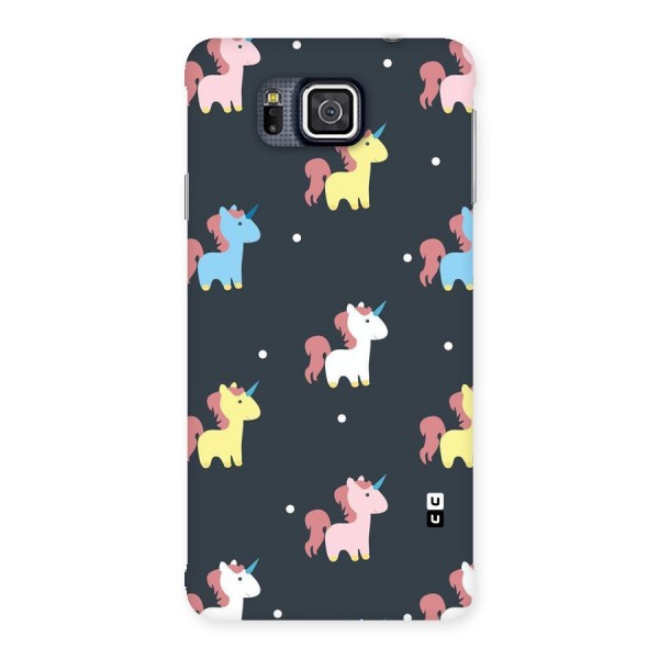 Unicorn Pattern Back Case for Galaxy Alpha