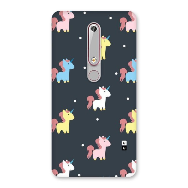 Unicorn Pattern Back Case for Nokia 6.1