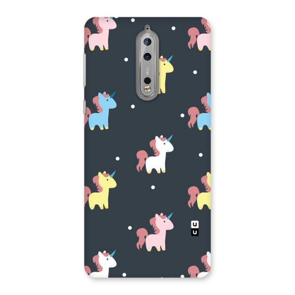 Unicorn Pattern Back Case for Nokia 8