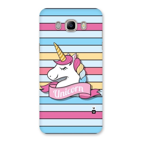 Unicorn Stripes Back Case for Galaxy On8