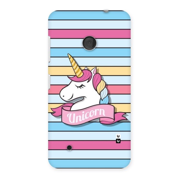 Unicorn Stripes Back Case for Lumia 530