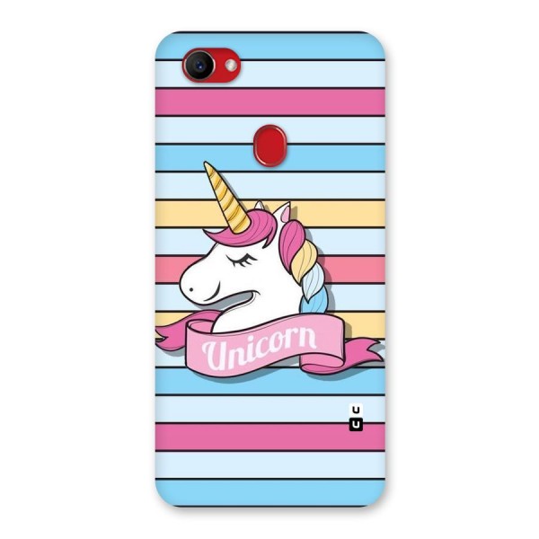 Unicorn Stripes Back Case for Oppo F7